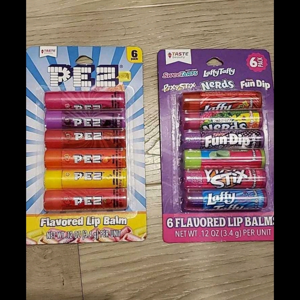 2 Sets Of Taste Beauty Lip balms NWT